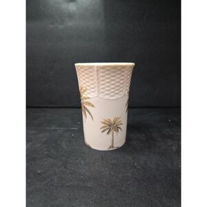 Port Of Call Banana Trees Stoneware Cup, Croscill Holder, Bathroom Organizer‎